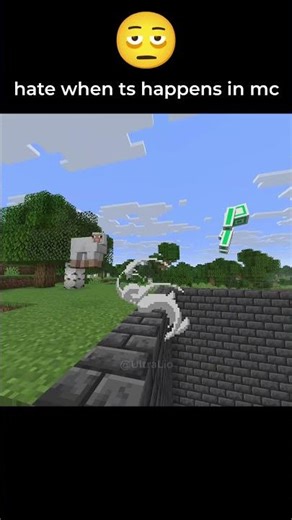 worst moment ever in #minecraft 🫩✌️