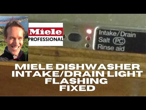 ✨ Miele Dishwasher - The INTAKE/DRAIN Light Error - How to FIX ✨