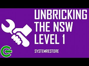 DOING A SYSTEM RESTORE : UNBRICKING THE NSW LEVEL 1