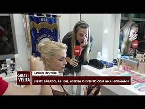 A day with Ana Hickmann on the catwalk in the next CARAS VISITA!