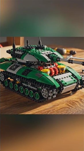 LEGO Technic Tank Build – Time-Lapse Stop Motion Assembly #lego #asmr