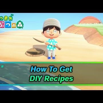 【Animal Crossing New Horizons】How To Get DIY Recipes