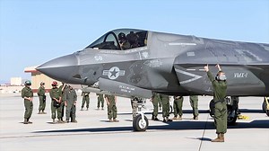 Marines conduct F-35 missile test
