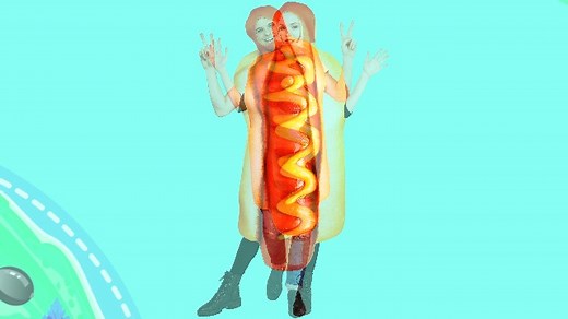 Watch Adult Hot Dog Cosplay Costume on Amazon Live
