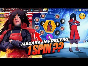 Finally Madara in Free Fire 🤗 I got it in my 92 level Id - Tonde Gamer