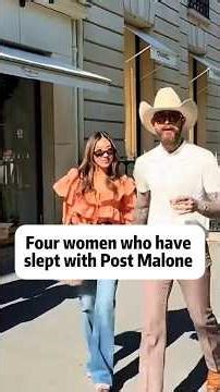 Four women who have slept with Post Malone#celebritynews #shortsfeed