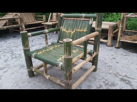 how to make a minimalist bamboo chair complete with all dimensions and tricks triêu văn bộ