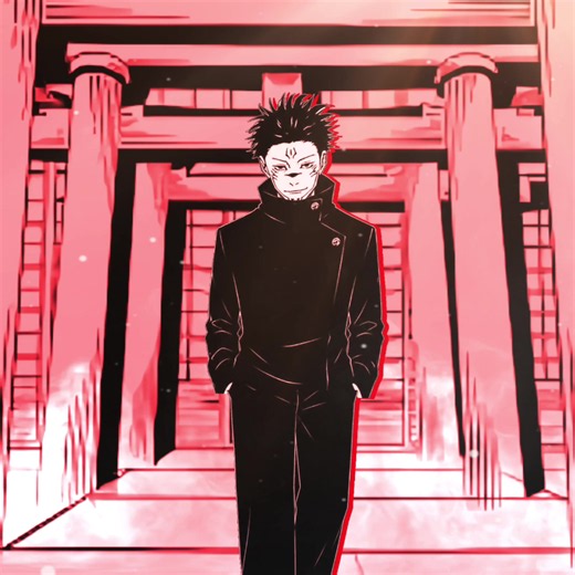 Sukuna Walking Animation — Free-to-Use Manga Clip
