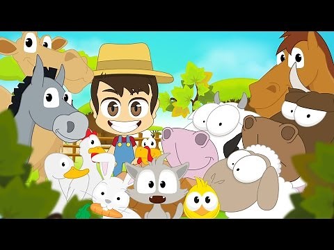 Farm Animals in Arabic for Kids - الحيوانات للأطفال - حيوانات المزرعة باللغة العربية للاطفال