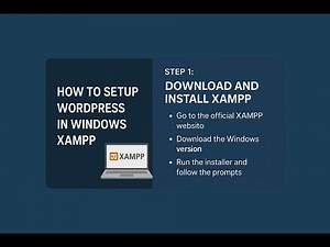 Install WordPress on Windows Using XAMPP | Easy Localhost Setup for Beginners