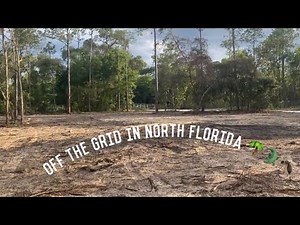 WE'RE OFF GRID IN NORTH FLORIDA?!?/ OUR OFF THE GRID SET UP 🌴☀️⛺️Part 1