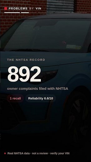 2014 Kia Soul Problems: 892 Complaints, 1 Recall — Should You Buy? #Shorts