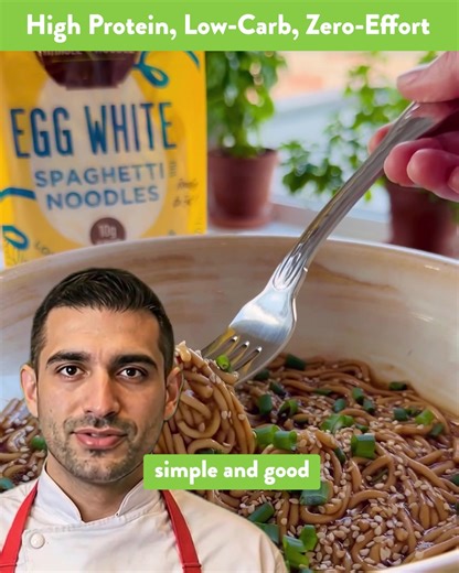 🍽️ Missing pasta on your low-carb journey? You need to try Egg White Spaghetti from Miracle Noodle! 🔥 Low in carbs, high in flavor — it’s the pasta swap you’ve been looking for. ✨ Trust me, your taste buds (and waistline) will thank you. 👇 Tap "Shop Now" to try it today! | Miracle Noodle