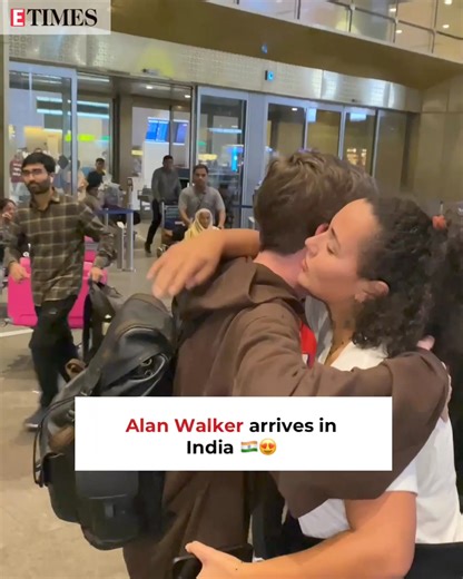 #AlanWalker looks extremely excited as he arrives in India ahead of his Mumbai concert - watch | ETimes