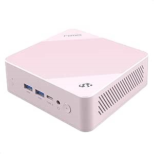 NIMO Mini PC Desktop, 16GB RAM 512GB SSD 12th Gen N100(Beat i3 1115G4) Mini Desktop Computers with USB3.2 BT5.2 WiFi 6, 4K Triple-Monitor Display Micro Computer for Student Home Office