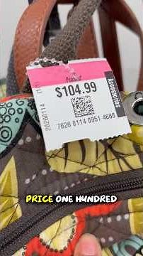 Thrift Stores $104.99 vs $15.49 Vera Bradley Backpack