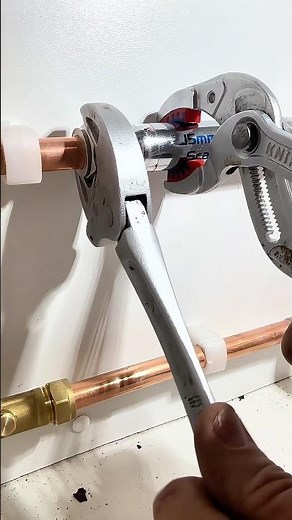 The Last Turn BROKE the Nut ! #diy #asmr #plumbing #asmrsounds #foryou