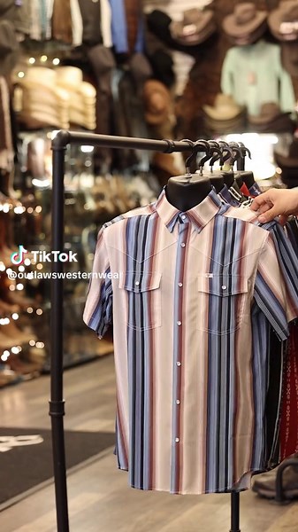 Western style with a little extra edge. 🔥 These Ferrell striped shirts are lightweight, comfortable, and made to stand out whether you’re in the arena or out on the town. Available in-store and online now at Outlaws Western Wear®. Don’t wait — these go fast. #FerrellBrand #WesternWear #CowboyStyle #OutlawsWesternWear #TexasStyle