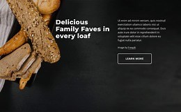 Loaf bakery - CSS Template by Nicepage