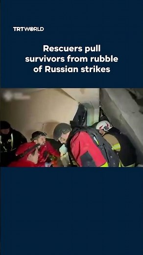 Rescuers pull survivors from rubble of Russian strikes in Ukraine's Odessa