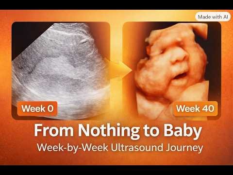 From Nothing to a Baby — Stunning Week‑by‑Week Ultrasound Growth!