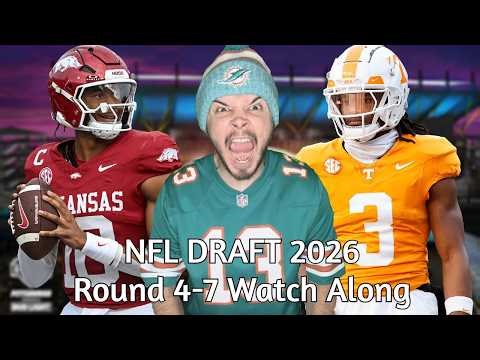 NFL DRAFT 2026 ROUND 4-7 WATCH ALONG! (Not Ending Stream Until Jermod McCoy is Drafted)