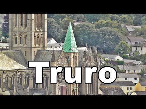 Truro City and Cathedral in Cornwall UK