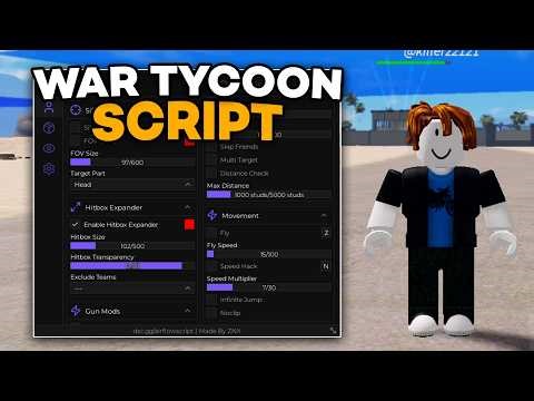 [FREE] War Tycoon Script | Auto Farm, Silent Aim, Aimbot, Player ESP | PC & MOBILE