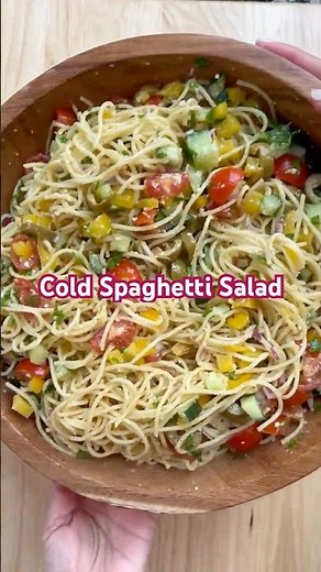 Cold Spaghetti Salad