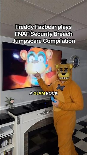 Freddy Fazbear plays FNAF Security Breach Jumpscare Compilation! 🐻🐰🦊🦁☀️🌕