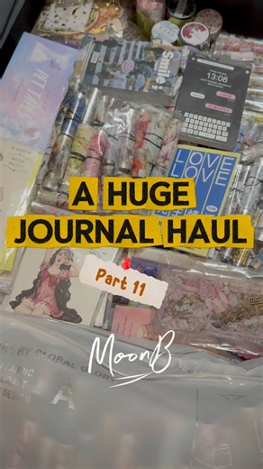 PART 11 | UNBOXING MOONB: Huge journal haul from the Philippines! ✨ Another gorgeous card stickers from South Korea! I used to have only a few, now I have lots of it to admire 💕 Thanks sissy @Arts and crafts AP (tiktok) again for these collection ❣️ Enjoy watching 🤗 #unboxing #haul #Sticker #journalingcommunity #journaling #scrapbooking #fyp #relaxing #asmr | Crafteds