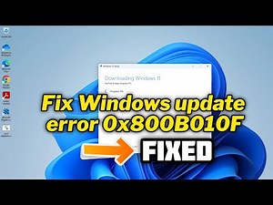 (FIXED) fix Windows update error 0x800B010F in windows 11 | 2024