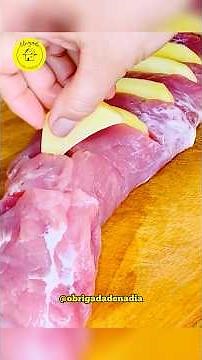 Lombo de porco assado pra ceia de natal