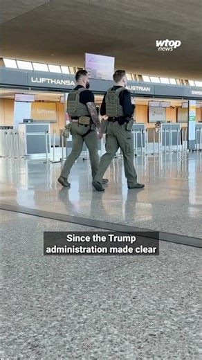 ICE agents spotted at Dulles Airport in Va.