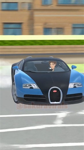 ユウタは高級車を見つけて運転する ‼️#サクラスクールシミュレーター #ずんだもん #ずんだもん解説 #ぴこみんず #サイコパス #小学校 #アプリ #sakura #shorts