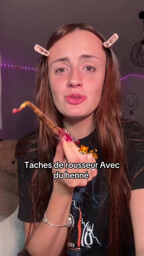 Taches de rousseur avec du henné : tutoriel et résultats