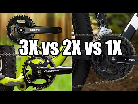 3x vs 2x vs 1x Crankset | Which Is Best? | Shimano MTB 3x vs 2x vs 1x Drivetrain | Cycle Rider Roy