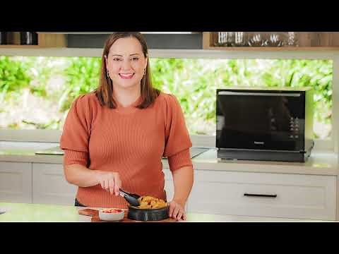 How to Make Crispy Potato Wedges Air Fry Style | Panasonic NN-CS89L 4-in-1 Convection Microwave Oven