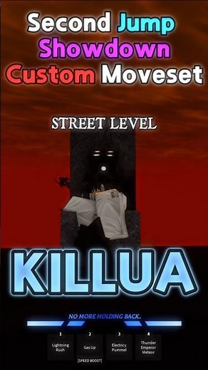 Killua Moveset | [SKILL BUILDER] | Jump Showdown #jumpshowdown #skillbuilding #roblox @Jimpee
