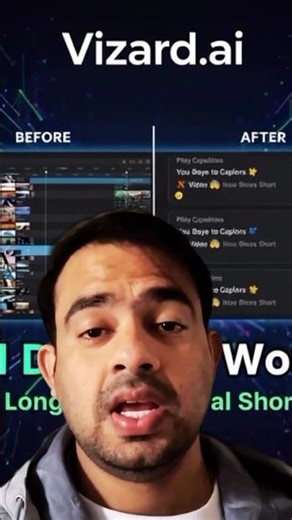 Vizard.ai: Long Video → 10 Shorts in Minutes