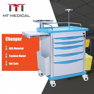 [Hot Item] Hospital Multi-Function Emergency Cart Ambulance Anesthesia Trolley