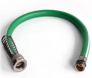 Short Garden Hose 3 ft 6ft 8 ft 10 ft – Hybird Leader Water Hose - Small Garden Hose Extension, Flexible Hose Extender for Lawn Watering, Car Washing - Burst 500 Psi (Green, 3 FT)