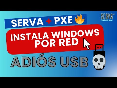 Install Windows over a network with Serva | PXE from another PC