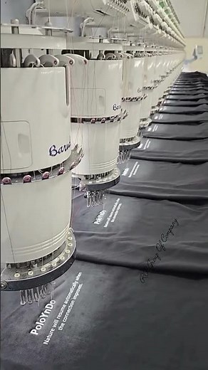 Barudan Industrial Embroidery Machine in Action: High-Speed Precision 🧵 #trending