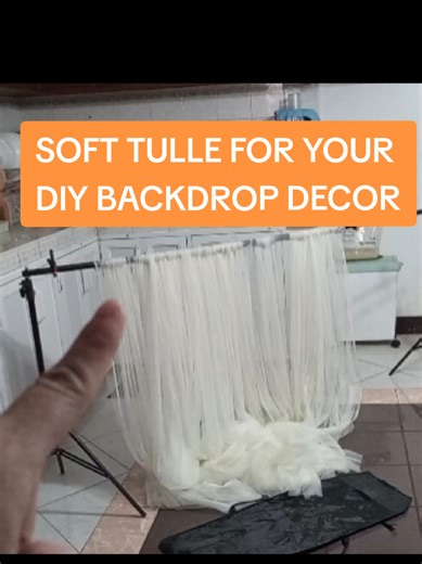 Soft Tulle Fabric: Easy DIY Backdrop Decoration Ideas
