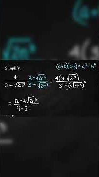 Master the Conjugate Method for Radicals!
