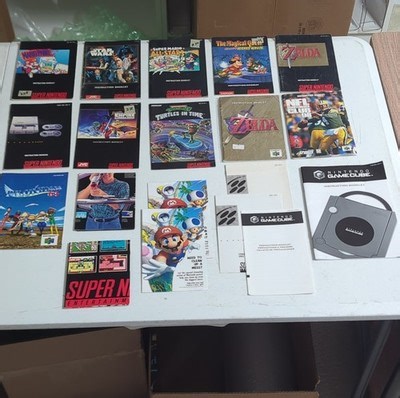Nintendo Video Game Manuals & Inserts SNES N64 GameCube Mario Zelda Star Wars | eBay