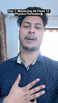 Mastering All Class 12 Physics Formula #cbseclass12physics