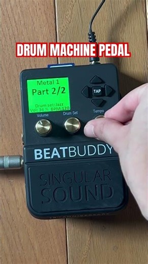 The BeatBuddy, a solid practice tool and jam partner🎸 #musicgear #drummachine #guitarpedal
