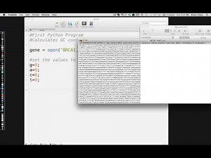 Python For Bioinformatics and Your First Python for Bioinformatics Program